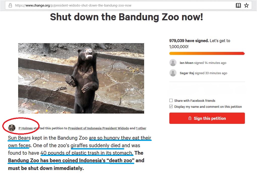 president widodo shut down bandung zoo now